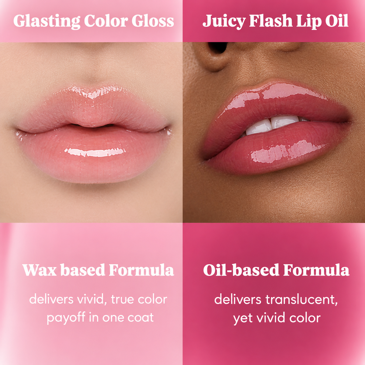 Juicy Glow Lip Oil – High-Shine Hydrating Lip Gloss with Lightweight Non-Sticky Finish