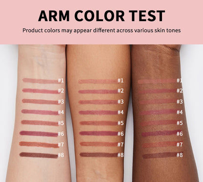 Creamy Lip Liner That Glides On Smoothly Without Tugging – High-Pigment, Blendable Soft Matte Color with Long-Lasting Wear