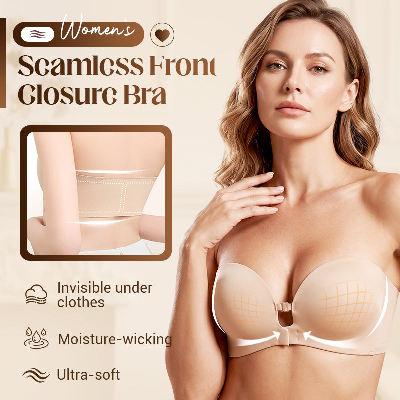 💜LAST DAY BUY 1 GET 1 FREE💜Seamless Front Closure Bra With Adjustable Straps