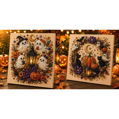 3D Pearl Diamond Painting DIY Kit – Christmas & Halloween Holiday Wall Art