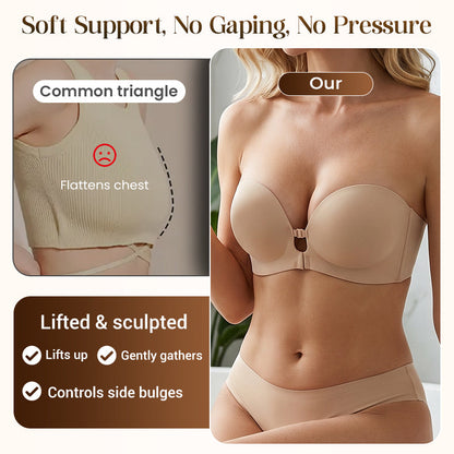 💜LAST DAY BUY 1 GET 1 FREE💜Seamless Front Closure Bra With Adjustable Straps