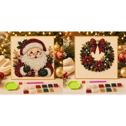 3D Pearl Diamond Painting DIY Kit – Christmas & Halloween Holiday Wall Art