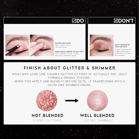 Jelly Gel Eyeshadow Stick – Smooth Shimmer Color for Easy One-Swipe Eye Looks