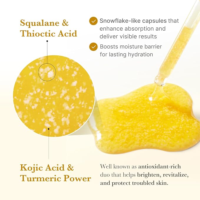Kojic Acid & Turmeric Tone & Texture Care Set – 3-Step Daily Skincare Routine