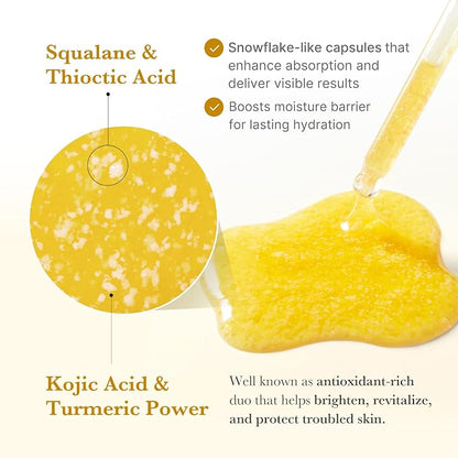 Kojic Acid & Turmeric Tone & Texture Care Set – 3-Step Daily Skincare Routine