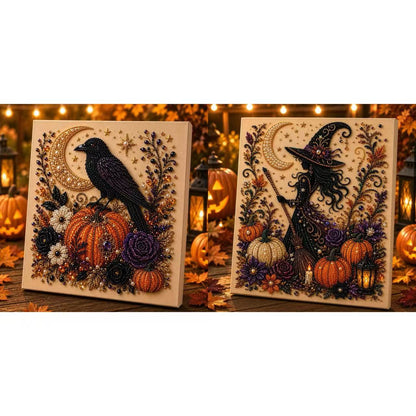 3D Pearl Diamond Painting DIY Kit – Christmas & Halloween Holiday Wall Art