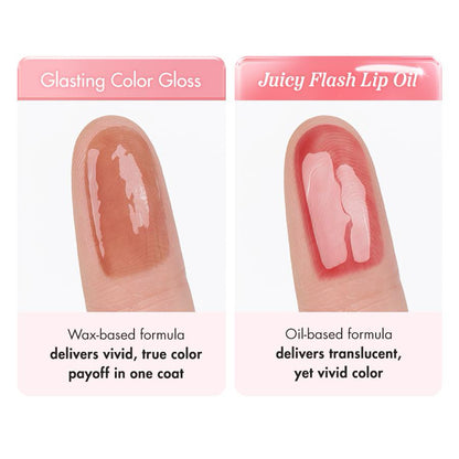 Juicy Glow Lip Oil – High-Shine Hydrating Lip Gloss with Lightweight Non-Sticky Finish