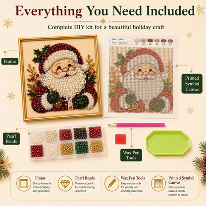 3D Pearl Diamond Painting DIY Kit – Christmas & Halloween Holiday Wall Art