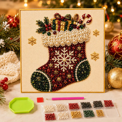 3D Pearl Diamond Painting DIY Kit – Christmas & Halloween Holiday Wall Art