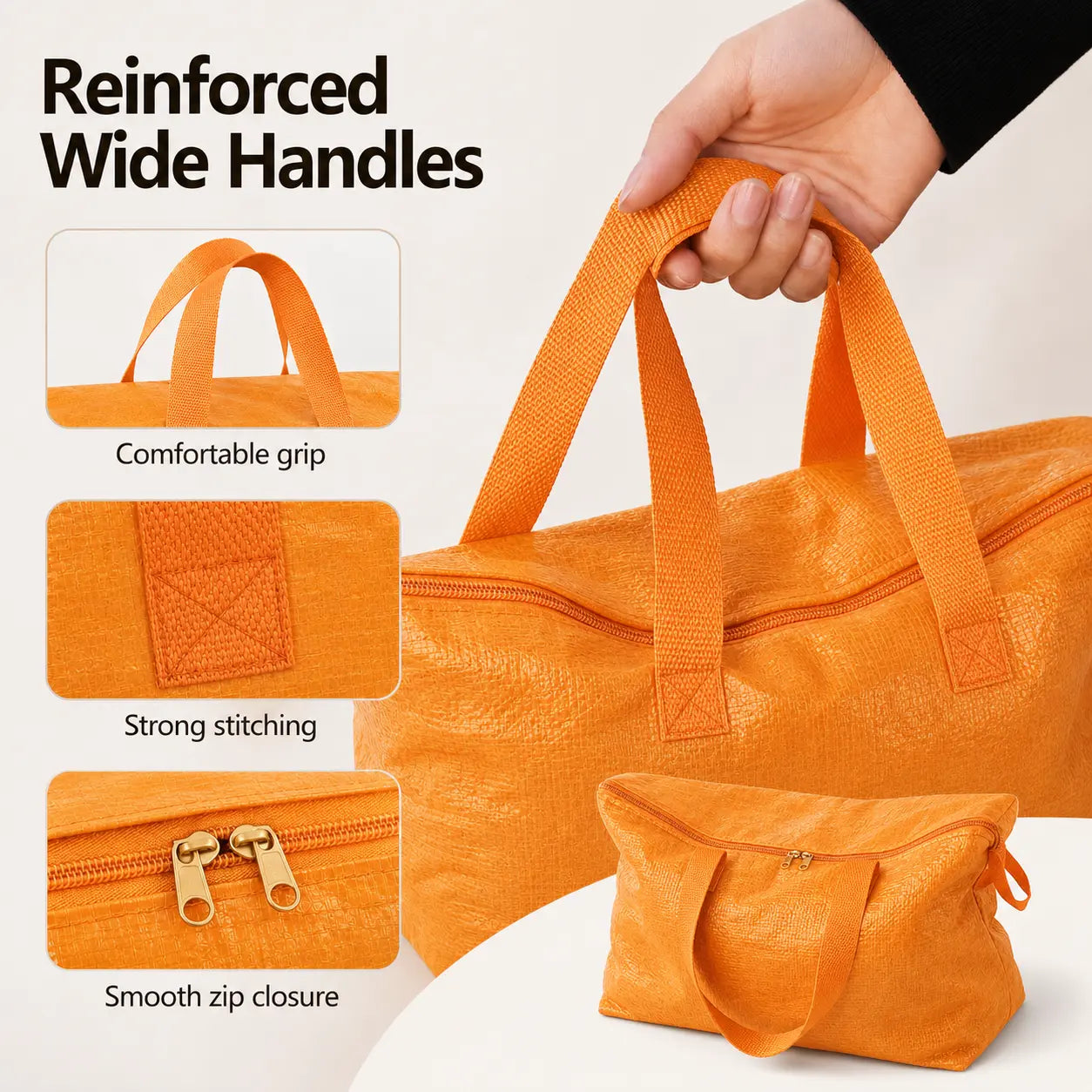 300L Jumbo Storage Bag | Heavy-Duty Moving & Closet Organizer