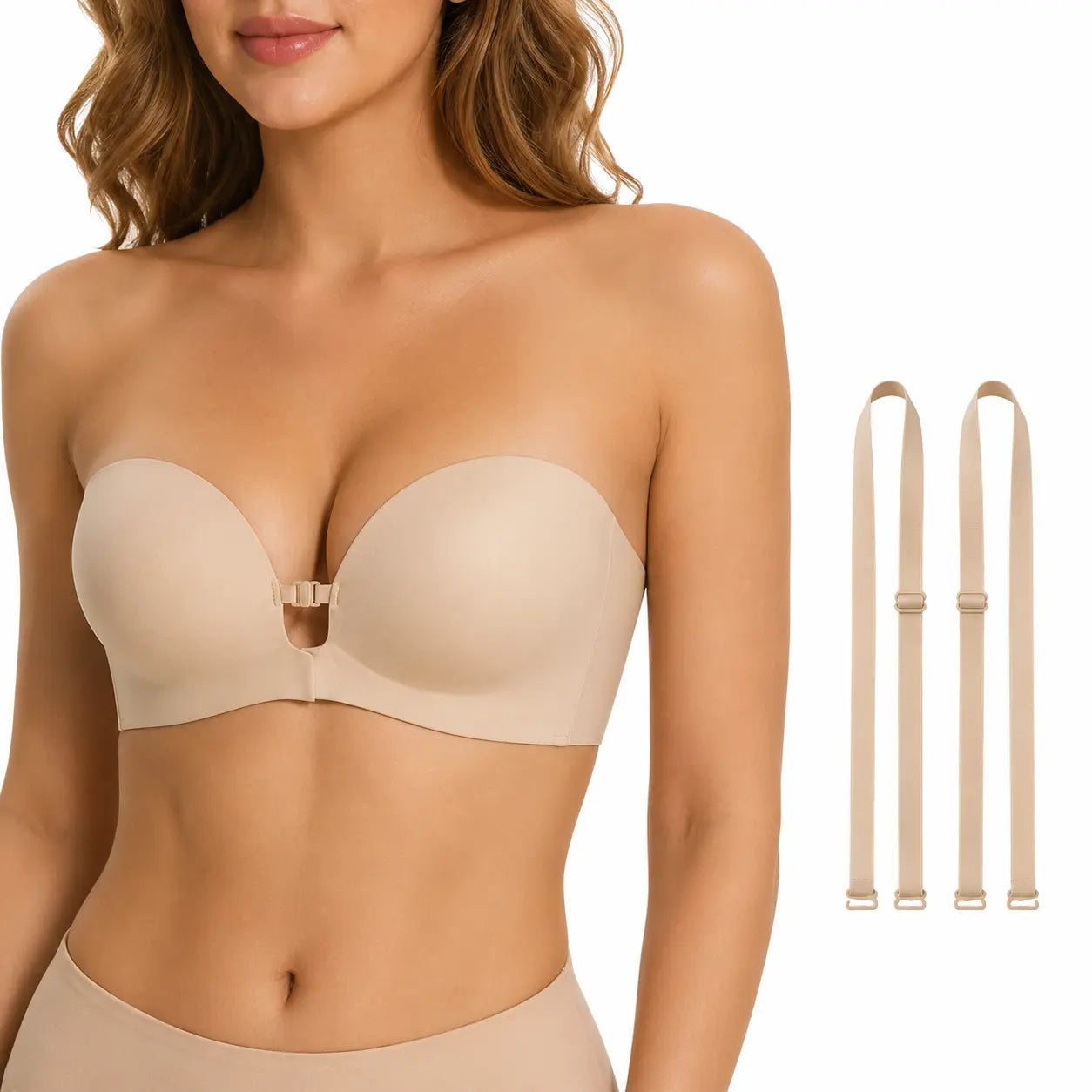 💜LAST DAY BUY 1 GET 1 FREE💜Seamless Front Closure Bra With Adjustable Straps