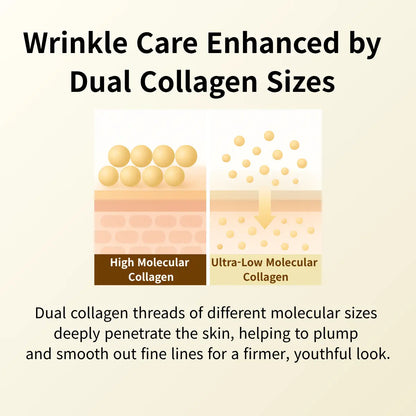 Peptide & Collagen Hydration Duo – Firming Serum + Silk Ampoule for Smooth, Plump & Glowing Skin