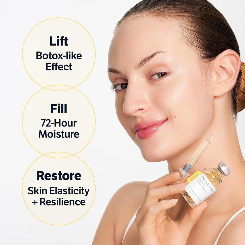 Peptide & Collagen Hydration Duo – Firming Serum + Silk Ampoule for Smooth, Plump & Glowing Skin