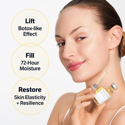 Peptide & Collagen Hydration Duo – Firming Serum + Silk Ampoule for Smooth, Plump & Glowing Skin