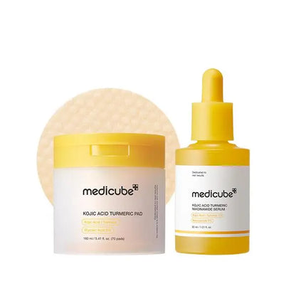 Kojic Acid & Turmeric Tone & Texture Care Set – 3-Step Daily Skincare Routine