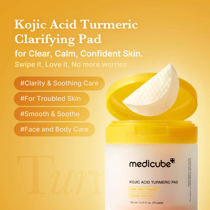 Kojic Acid & Turmeric Tone & Texture Care Set – 3-Step Daily Skincare Routine