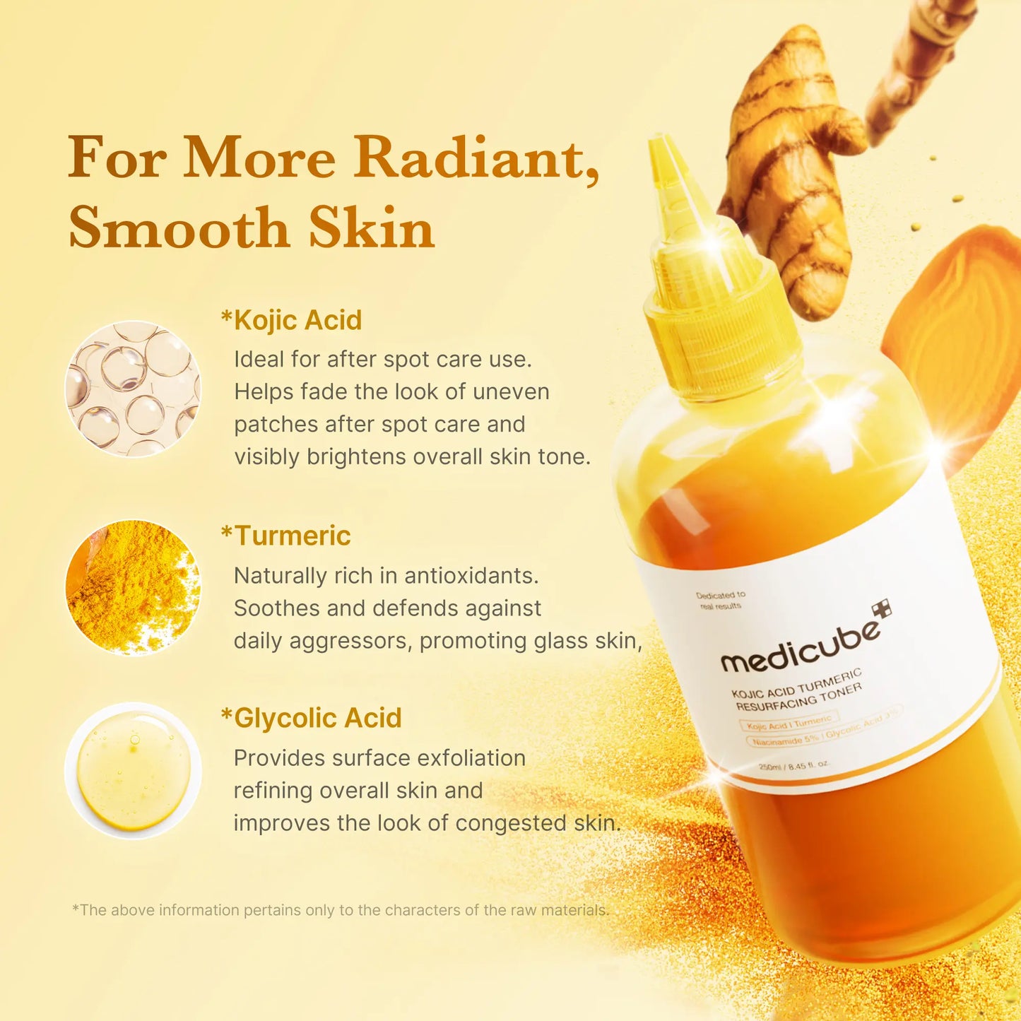 Kojic Acid & Turmeric Tone & Texture Care Set – 3-Step Daily Skincare Routine