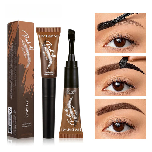 5-Color Peel-Off Brow Tint – Waterproof Long-Lasting Eyebrow Tint for Natural, Defined Brows