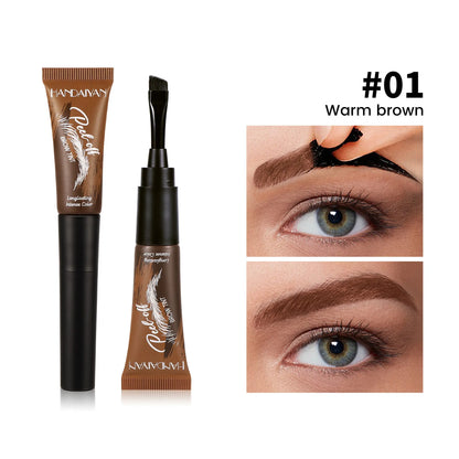 5-Color Peel-Off Brow Tint – Waterproof Long-Lasting Eyebrow Tint for Natural, Defined Brows