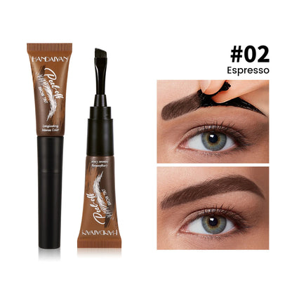 5-Color Peel-Off Brow Tint – Waterproof Long-Lasting Eyebrow Tint for Natural, Defined Brows
