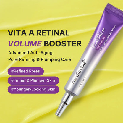 Retinal Pore Refining Booster | Firming Anti-Aging Serum for Fine Lines, Elasticity & Skin Plumpness