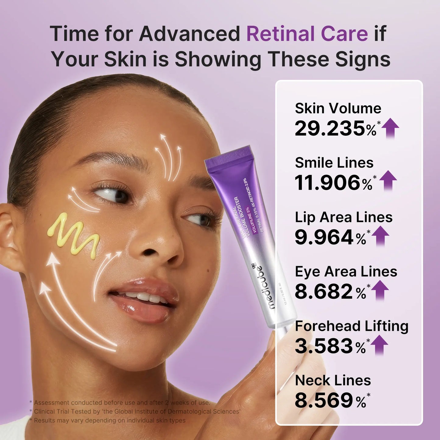 Retinal Pore Refining Booster | Firming Anti-Aging Serum for Fine Lines, Elasticity & Skin Plumpness