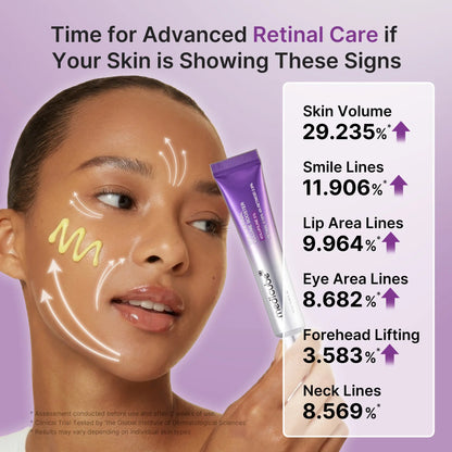 Retinal Pore Refining Booster | Firming Anti-Aging Serum for Fine Lines, Elasticity & Skin Plumpness