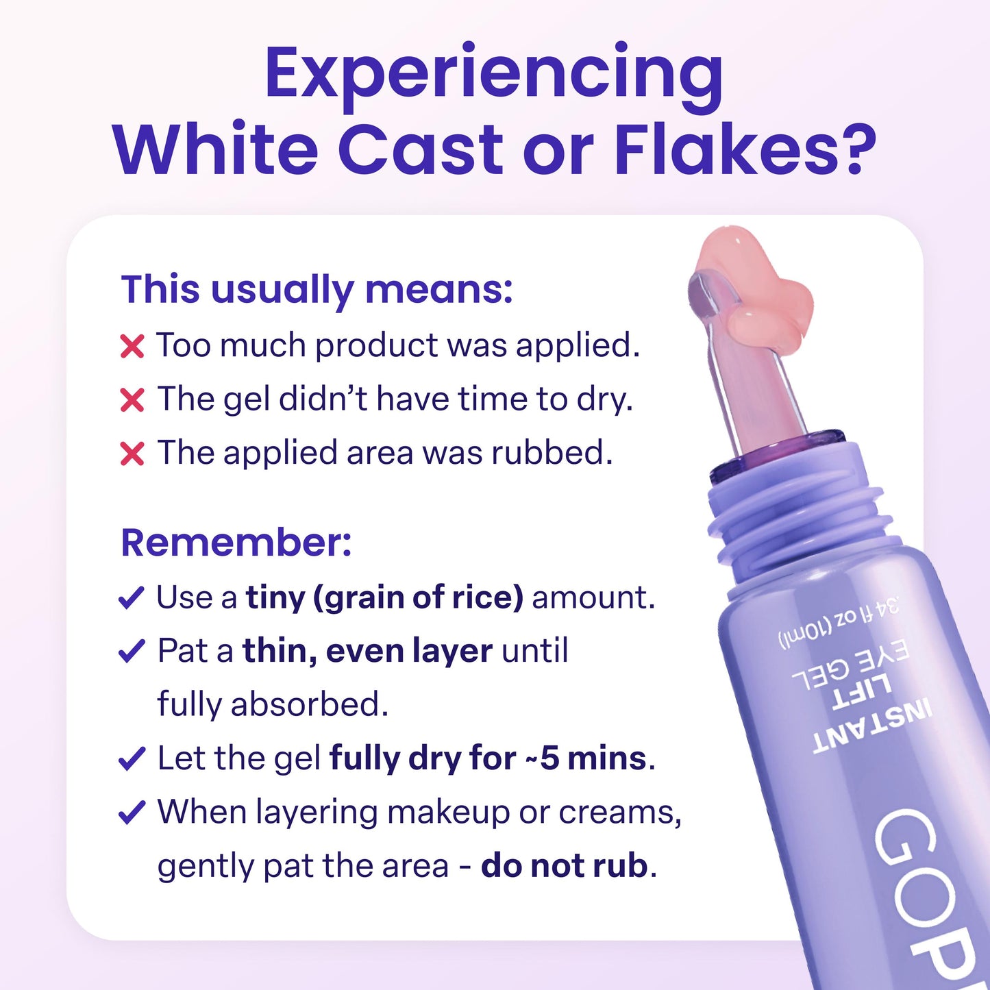 Instant Lift Under Eye Gel – Firming Eye Treatment for Puffiness, Fine Lines & Dark Circles