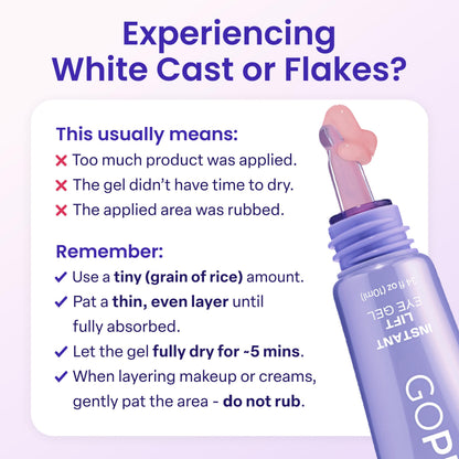 Instant Lift Under Eye Gel – Firming Eye Treatment for Puffiness, Fine Lines & Dark Circles