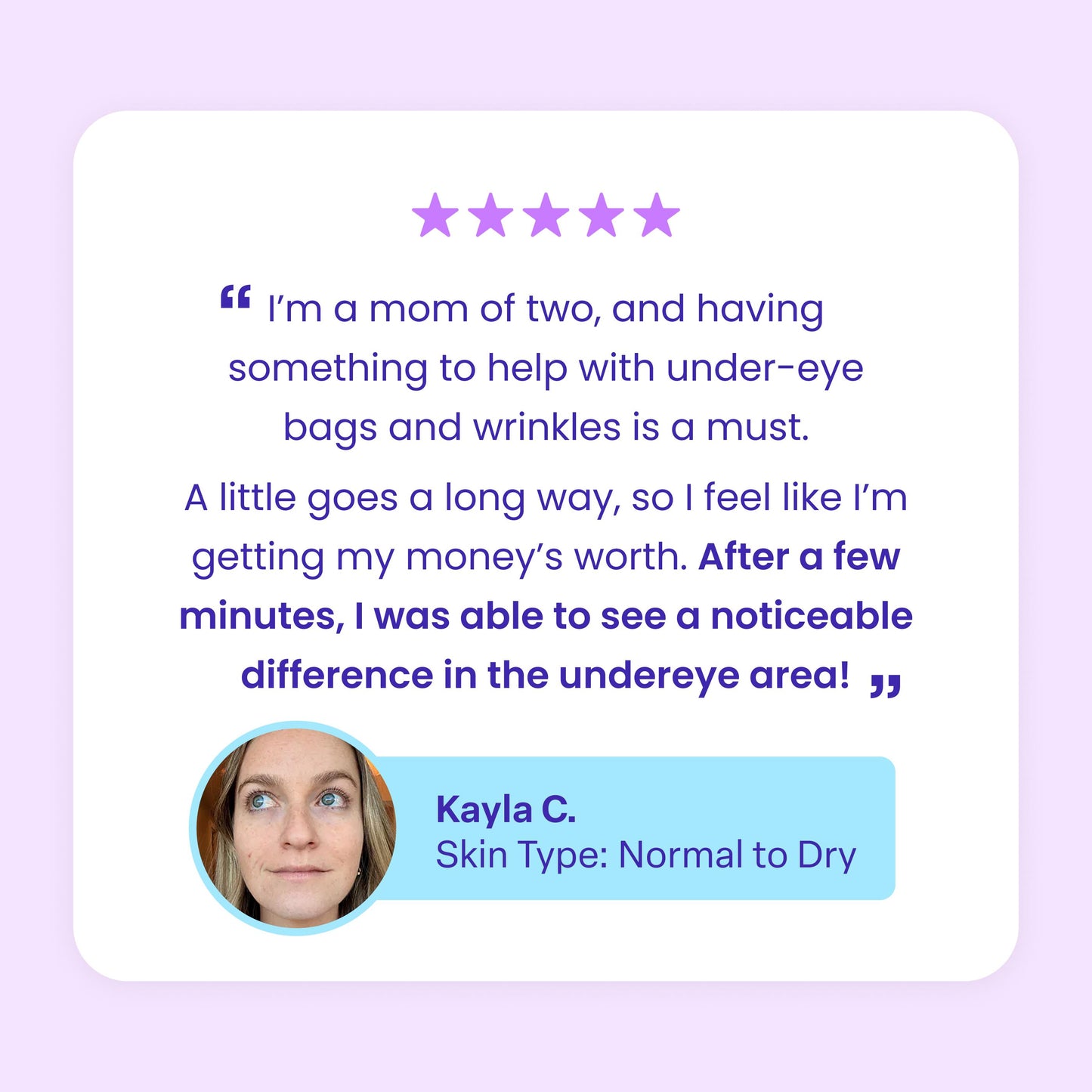 Instant Lift Under Eye Gel – Firming Eye Treatment for Puffiness, Fine Lines & Dark Circles