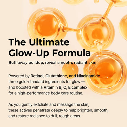Kojic Acid Turmeric Body Brightening Spray | Exfoliating Treatment for Rough & Uneven Skin Tone