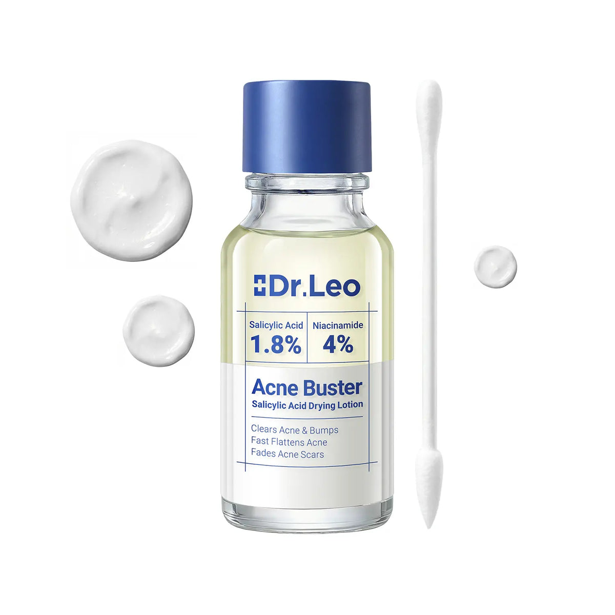 Drying Lotion for Pimple & Body Acne | Visibly Shrinks Pimples in 24 Hours & Helps Fade Acne Marks in 7 Days | 1.8% Salicylic Acid, 10% Sulfur & 4% Niacinamide | 20ml