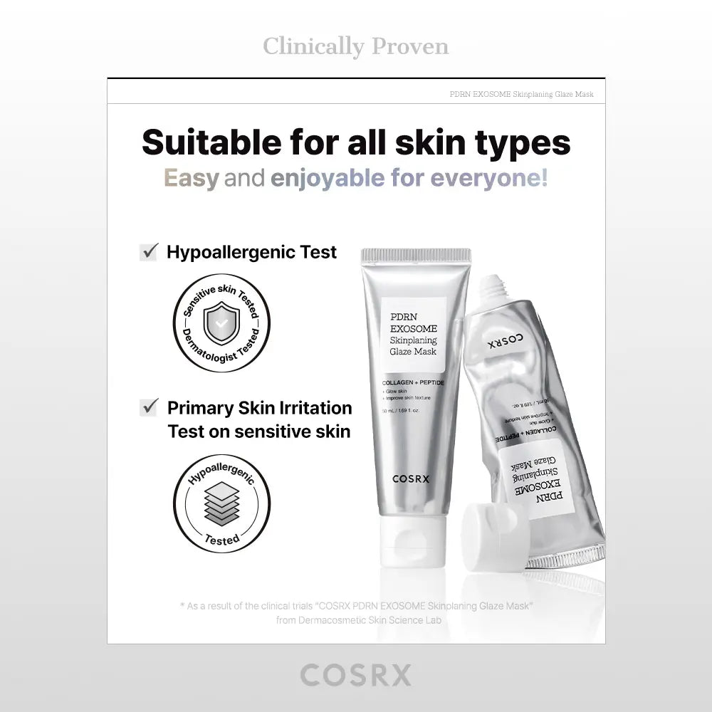 PDRN Exosome Glass Skin Mask – Smooth Rough Texture, Deeply Hydrate & Reveal a Plump Radiant Glow