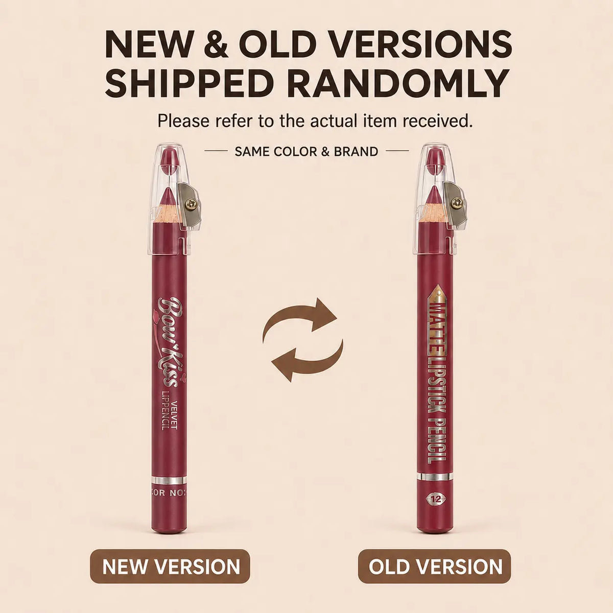 12-Piece Waterproof Matte Lip Liner Set with Sharpener – Easy-Glide Color for Precise, Defined Lips