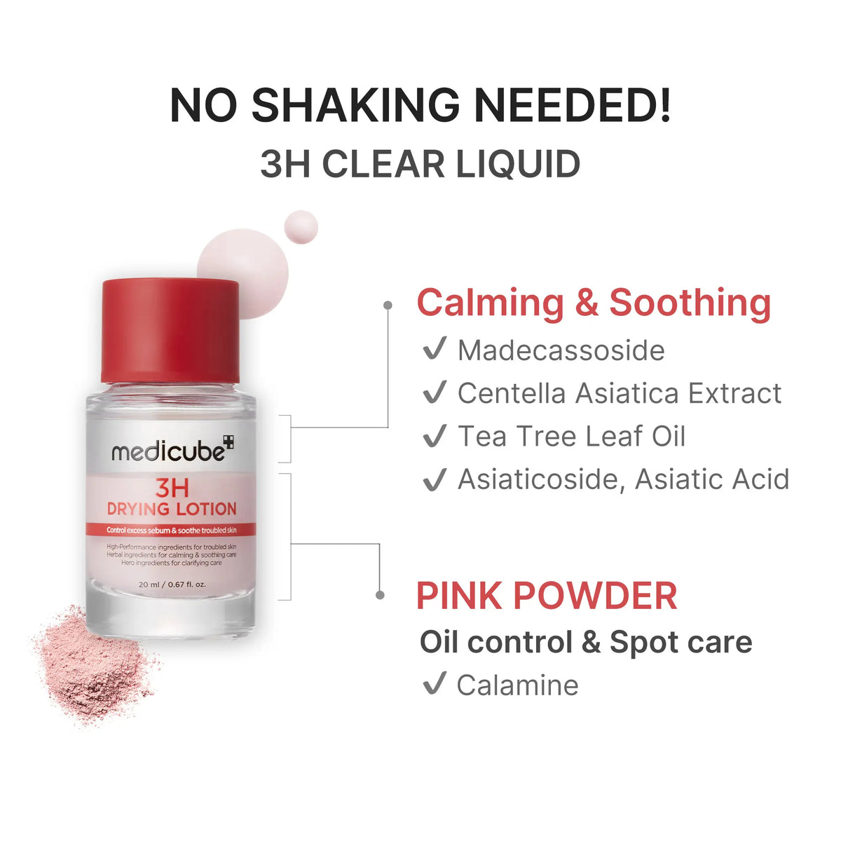 Overnight Pink Calamine Drying Lotion | Targeted Spot Care for Blemishes, Whiteheads, Blackheads & Oily-Prone Skin