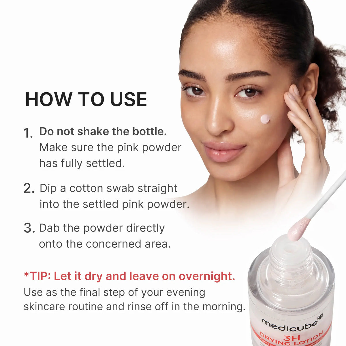 Overnight Pink Calamine Drying Lotion | Targeted Spot Care for Blemishes, Whiteheads, Blackheads & Oily-Prone Skin