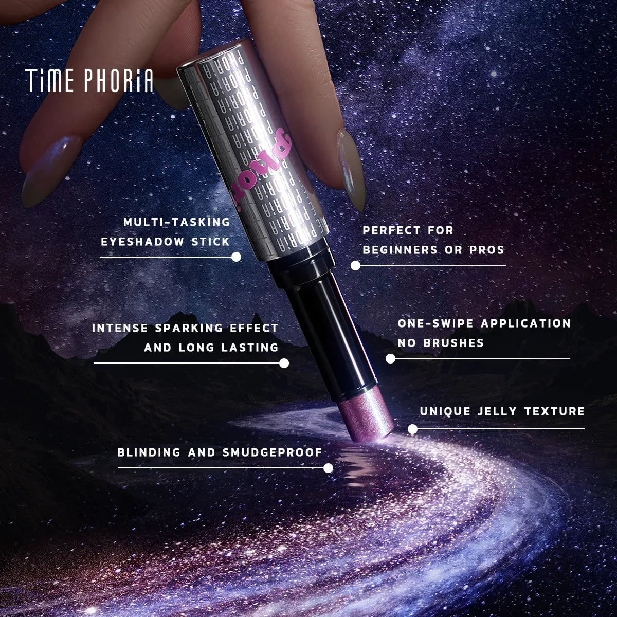 Jelly Gel Eyeshadow Stick – Smooth Shimmer Color for Easy One-Swipe Eye Looks