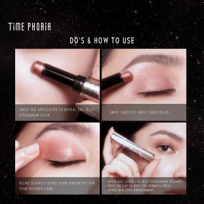 Jelly Gel Eyeshadow Stick – Smooth Shimmer Color for Easy One-Swipe Eye Looks
