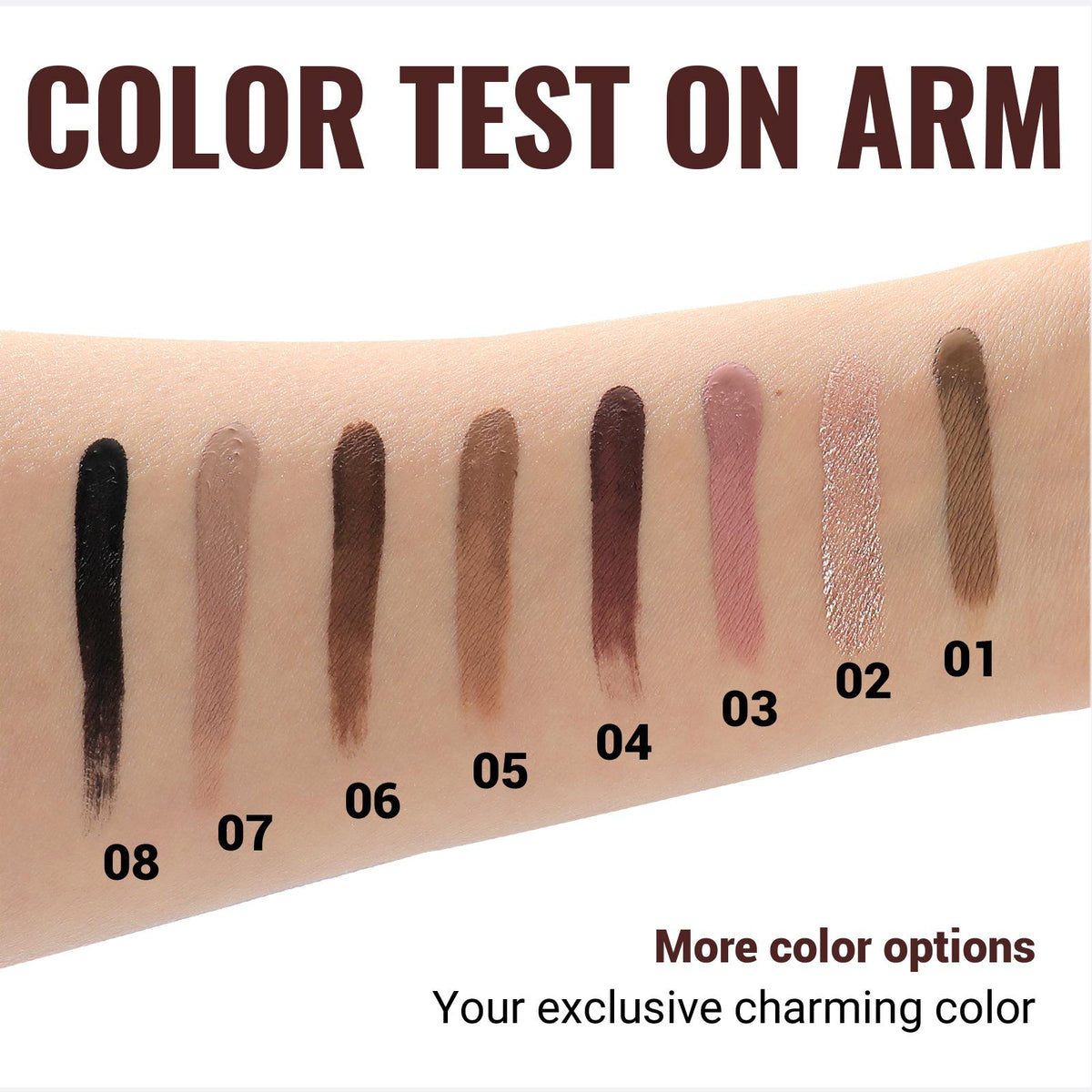 8-Shade Matte Liquid Eyeshadow Pen Set – Blendable, Waterproof & Long-Lasting Eye Color