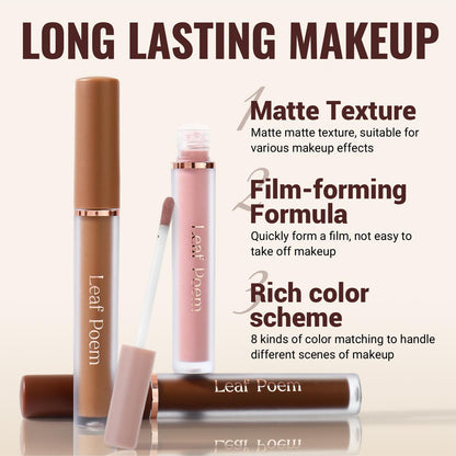 8-Shade Matte Liquid Eyeshadow Pen Set – Blendable, Waterproof & Long-Lasting Eye Color