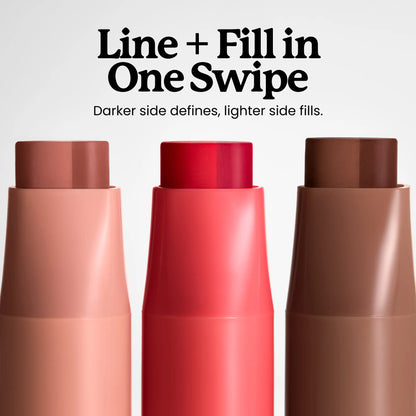 2-in-1 Lip Definer Balm – Line & Fill in One Swipe | Satin Finish Hydrating Lip Color