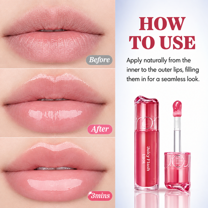 Juicy Glow Lip Oil – High-Shine Hydrating Lip Gloss with Lightweight Non-Sticky Finish