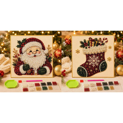 3D Pearl Diamond Painting DIY Kit – Christmas & Halloween Holiday Wall Art