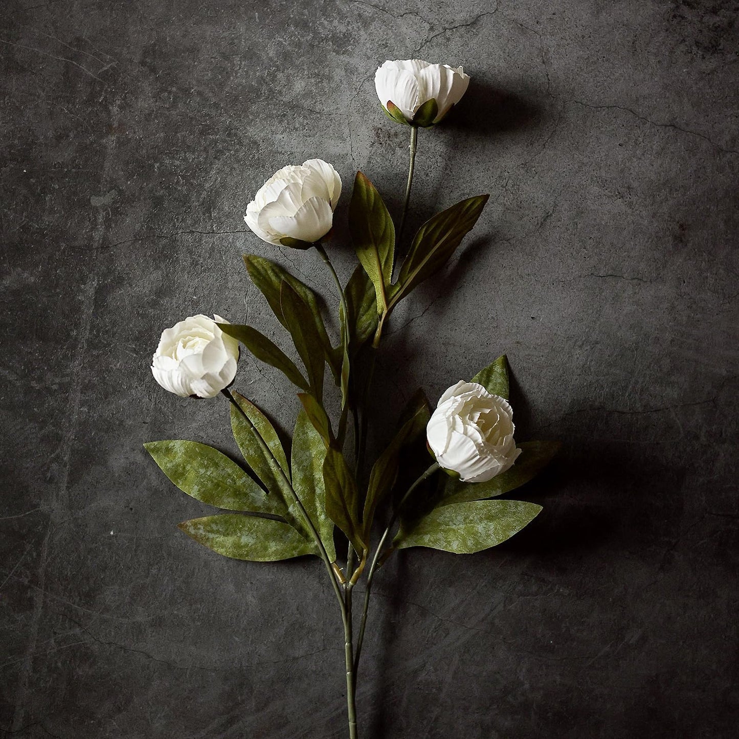27" Artificial Peony Stems – Elegant Silk Flowers for DIY Bouquets, Wedding & Home Décor