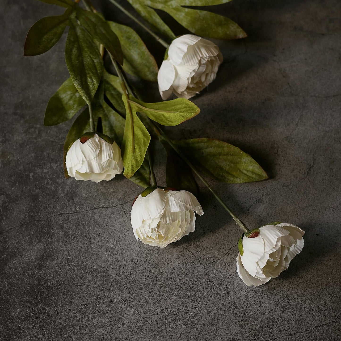 27" Artificial Peony Stems – Elegant Silk Flowers for DIY Bouquets, Wedding & Home Décor