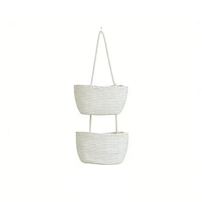 ✨ Wall-Hanging Storage Organizer – 3-Tier, Boho Style, Space-Saving 🏡