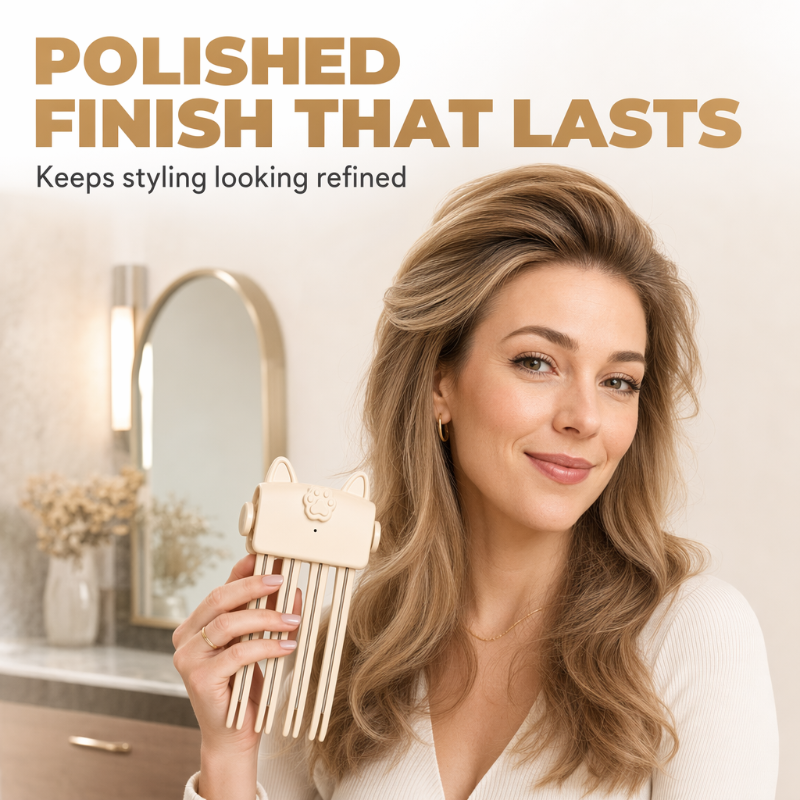 💇 Wireless Heated Volumizing Root Lift Clip, Portable Travel Hair Styling Tool for Flat Fine Hair