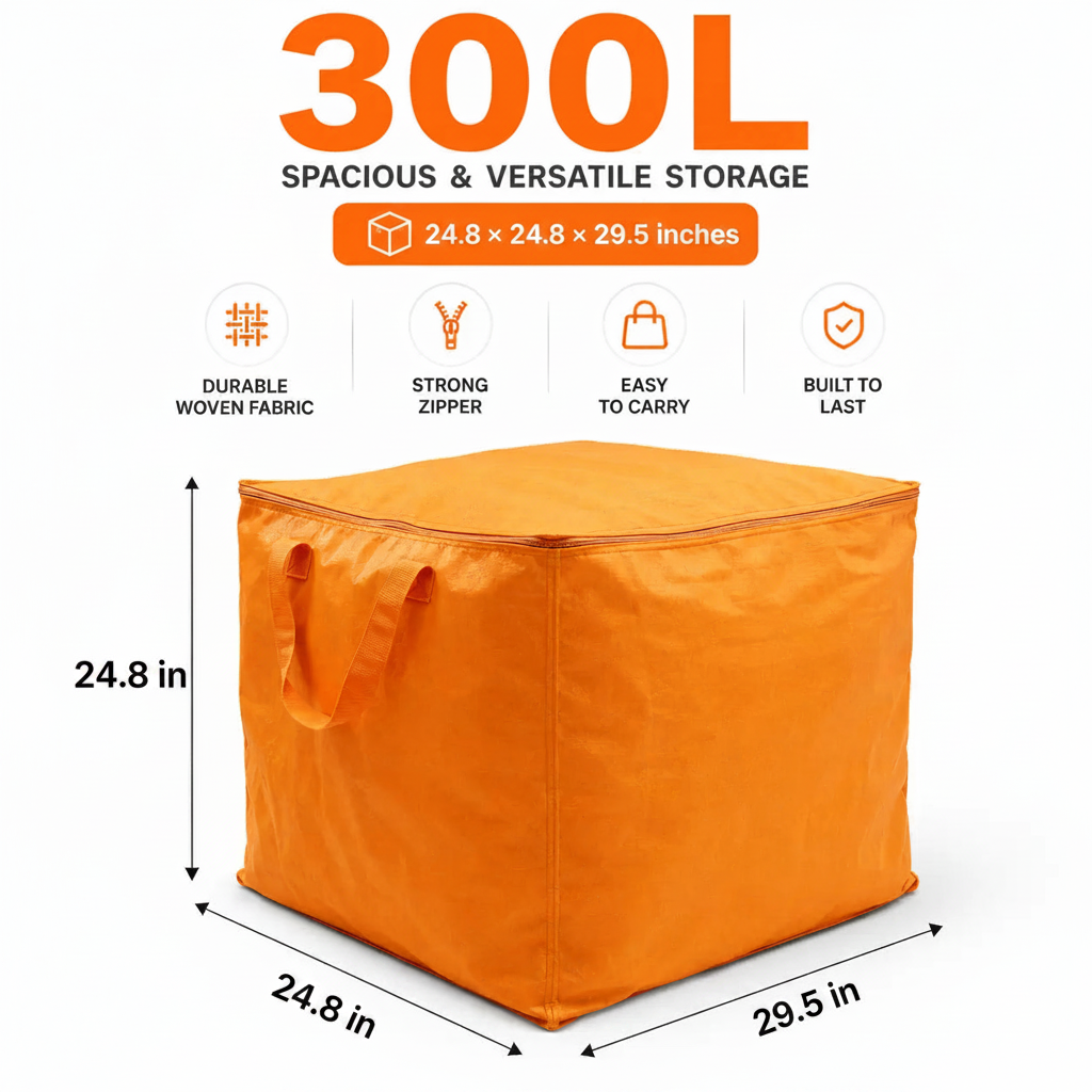 Storage Bag Dimensions - Inches